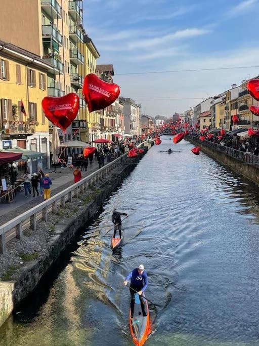 Navigli, 90 Square Meters, Free Parking Ripa Ticinese Apartment มิลาน ภายนอก รูปภาพ